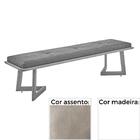 Banco  Mh-5347 Herval 155 Cm Madeira Laca Fosca Branca Assent