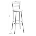 Banco Abuja Cromada E Branco