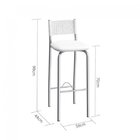 Banco Alexandria Cromada E Branco