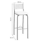 Banco Alexandria Cromada E Branco