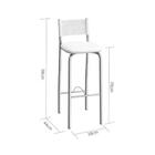 Banco Alexandria Cromada E Branco