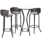 Banco Alta Bali  Pedra Ferro A28 3 Unidades E Mesa Bistro Par