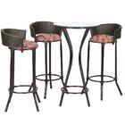 Banco Alta Bali  Tabaco A19 3 Unidades E Mesa Bistro Para Bar