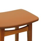 Banco Alto Confort Madeira Maciça Assento Anatômico Estofado