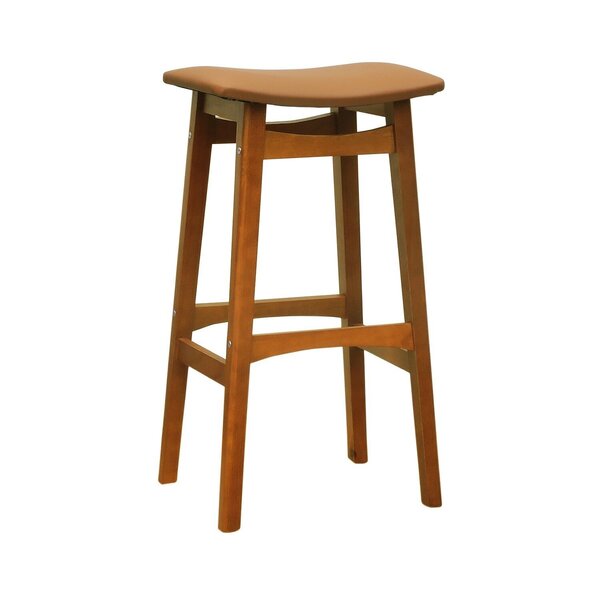 Banco Alto Confort Madeira Maciça Assento Anatômico Estofado