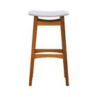 Banco Alto Confort Madeira Maciça Assento Anatômico Estofado