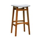 Banco Alto Confort Madeira Maciça Assento Anatômico Estofado