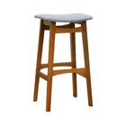 Banco Alto Confort Madeira Maciça Assento Anatômico Estofado