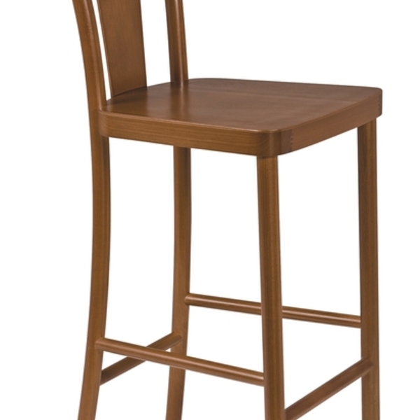 Banco Alto De Madeira Danubio Em Tauari Amendoa Tramontina