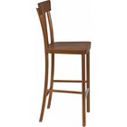 Banco Alto De Madeira Danubio Em Tauari Amendoa Tramontina