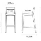 Banco Alto De Madeira Muiracatiara Tramocntina Eco Clear