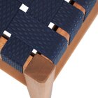 Banco Alto Fita Garden Natural/azul