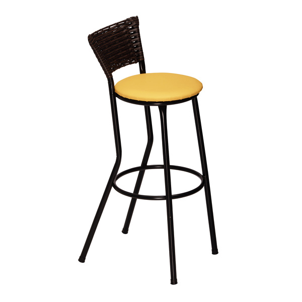 Banco Americano Alta Bar Bistro De Junco Fibra Sintetica Amar