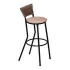 Banco Americano Alta Bar Bistro De Junco Fibra Sintetica Arei