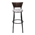 Banco Americano Alta Bar Bistro De Junco Fibra Sintetica Bran