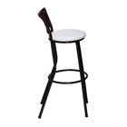 Banco Americano Alta Bar Bistro De Junco Fibra Sintetica Bran