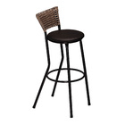 Banco Americano Alta Bar Bistro De Junco Fibra Sintetica Pret