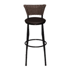 Banco Americano Alta Bar Bistro De Junco Fibra Sintetica Pret