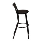 Banco Americano Alta Bar Bistro De Junco Fibra Sintetica Pret