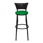 Banco Americano Alta Bar Bistro De Junco Fibra Sintetica Verd