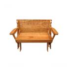 Banco Angelim Com Apoio + Par De Banquetas - 1 Metro