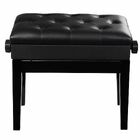 Banco, Assento, Banqueta Preta P/ Piano, Teclado - C/ Porta P