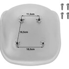 Banco Assento Cadeira Charles Eames Eiffel Polipropileno - Ci