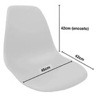 Banco Assento Cadeira Charles Eames Eiffel Polipropileno - Ve