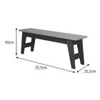 Banco Aurora Cimol Chumbo/nature