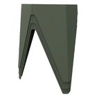 Banco Baixa em Plástico 45,5cm Verde Bee I'm In Home