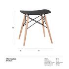 Banco Baixo Eames - Preto