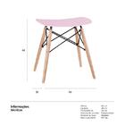 Banco Baixo Eames - Rosa