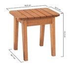 Banco Baixo Garden Natural