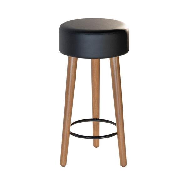 Banco Baixo Retrô Para Sala Corbyn Preto