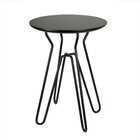 Banco Baixo Terra Com Pés De Ferro - Preto Preto