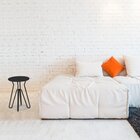 Banco Baixo Terra Com Pés De Ferro - Preto Preto