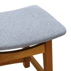 Banco Baixopuff Confort Madeira Maciça Assento Anatômico Esto