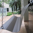 Banco Balanço Suspenso - De Aço - Marrom - Casa E Jardim