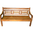 Banco Banqueta De Jardim 3 Lugares Madeira Demolição Peroba