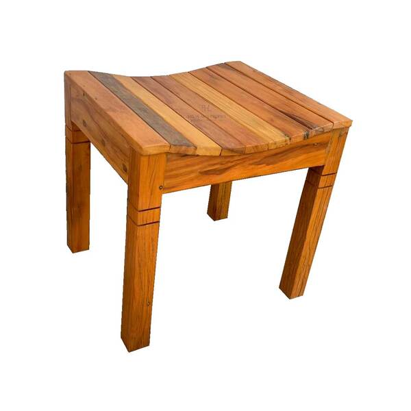 Banco Banqueta De Jardim Varanda Sala Piscina 1 Lugar Madeira