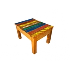 Banco Banqueta De Madeira Demolição Decorativo Banquinho Deco