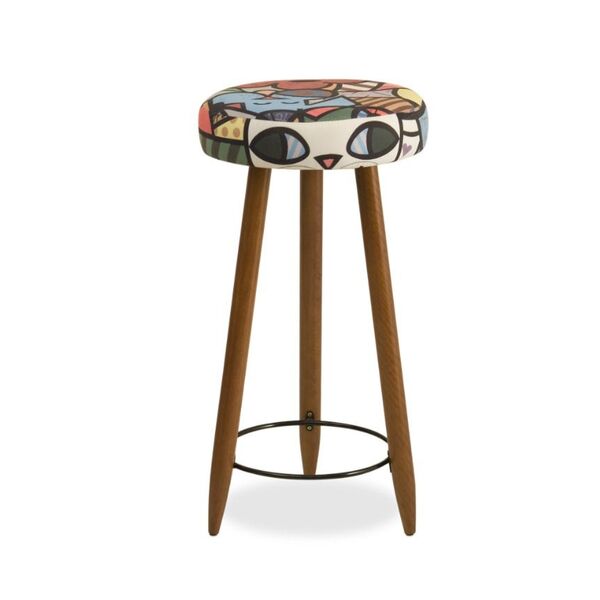 Banco Banqueta Decorativa Rubi Romero Brito