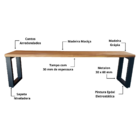 Banco Banqueta Madeira Maciça Robusto Para Cozinha Recepção E