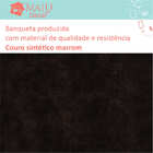 Banco Banqueta Redonda 3 Pés Marrom