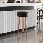 Banco Banqueta Redonda 3 Pés Marrom