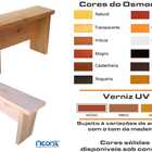 Banco Banquinho Acampamento Ou Infantil Madeira Maciça 40x22x