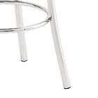 Banco Bar Cromado E Branco