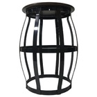 Banco Barril Tamborete De Ferro Seat Garden Para Decoração Co