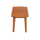 Banco Básico de Madeira de 1 lugar 43x65x38cm Yumi Marrom Naterial