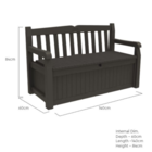 Banco Baú Bench Marrom